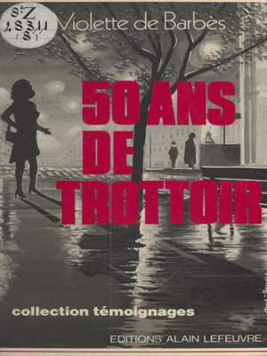 cover image of Cinquante ans de trottoir